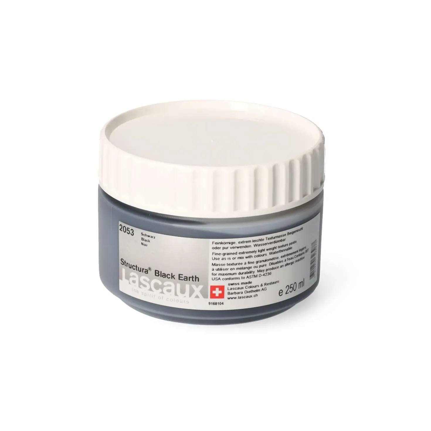 Lascaux Structura® - Black Earth Leichtstrukturpaste