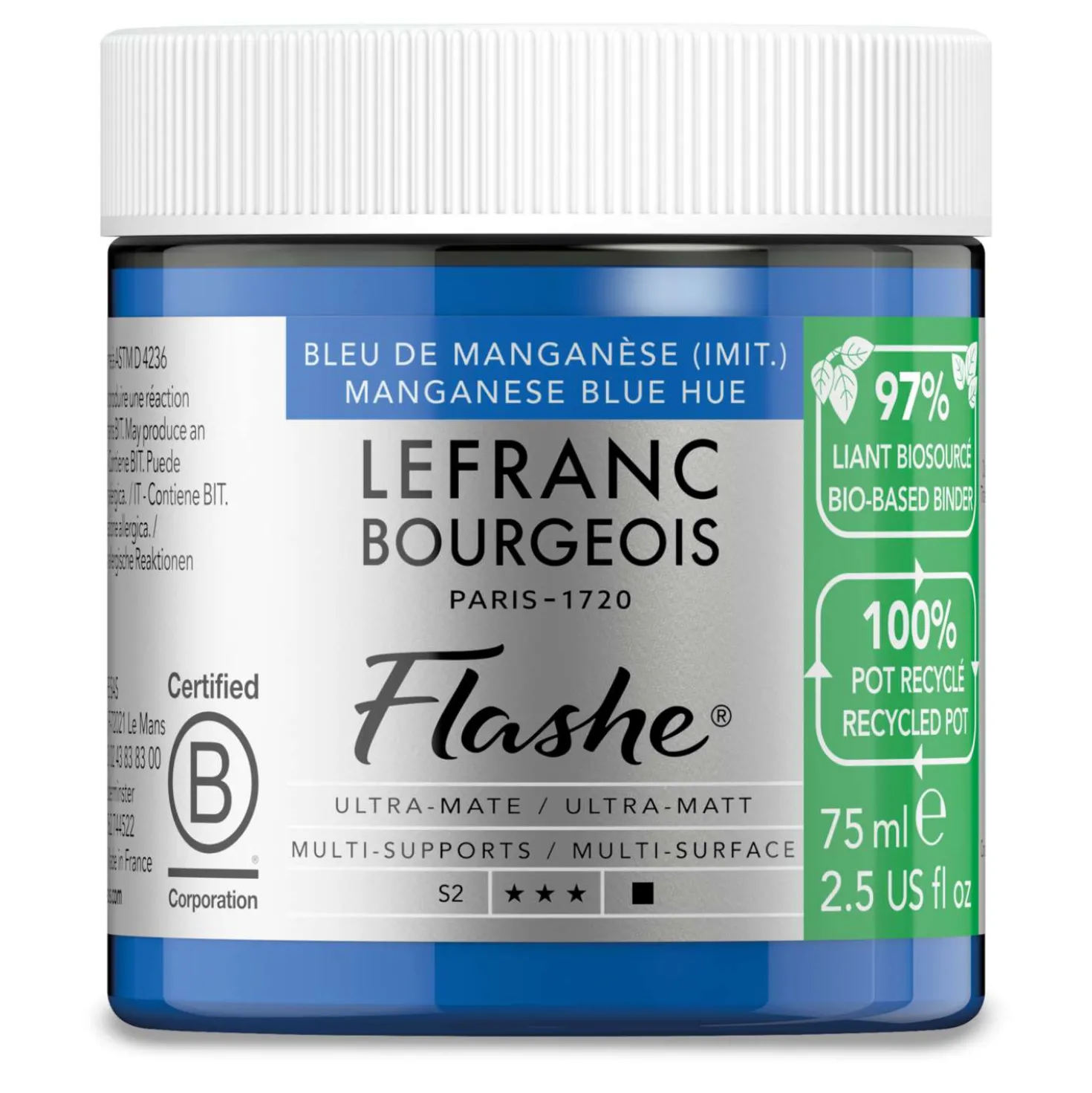 LEFRANC & BOURGEOIS Flashe® BIO-BASED Vinylfarbe