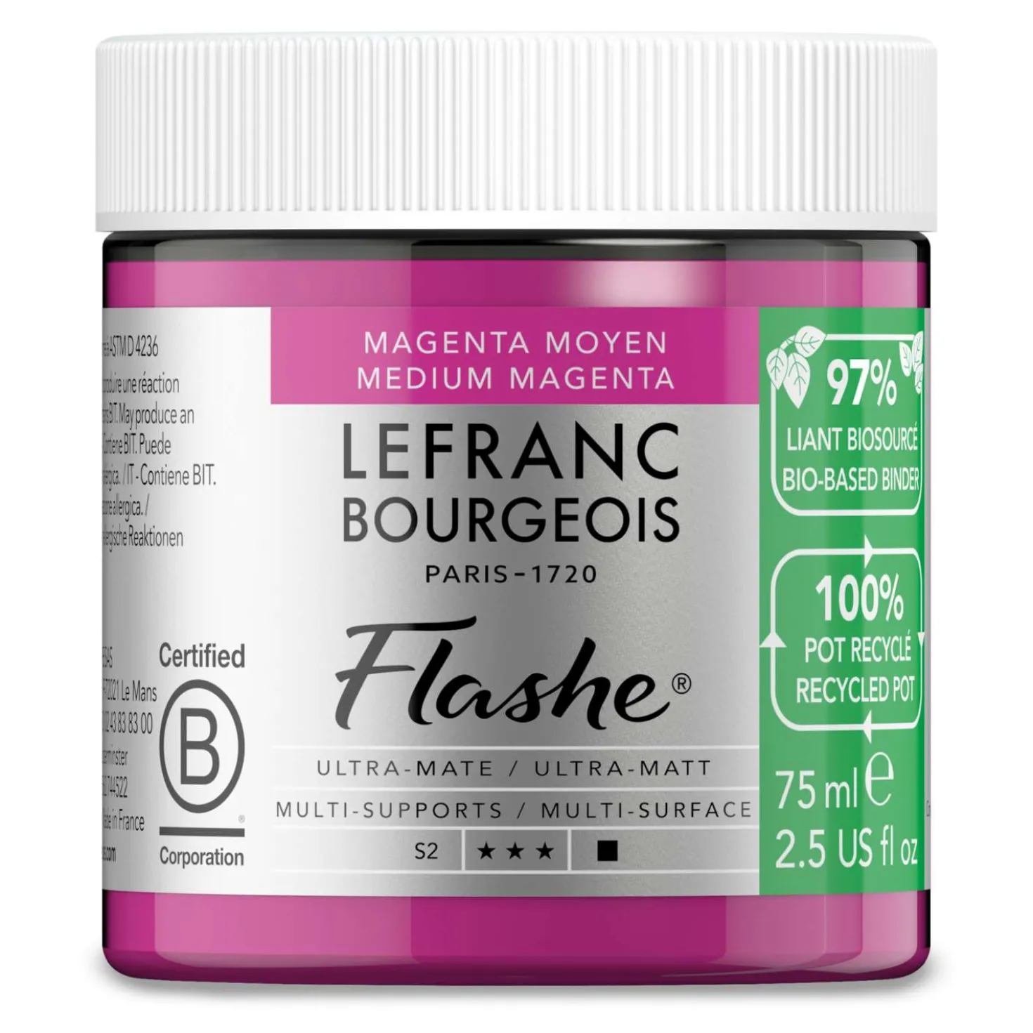 LEFRANC & BOURGEOIS Flashe® BIO-BASED Vinylfarbe