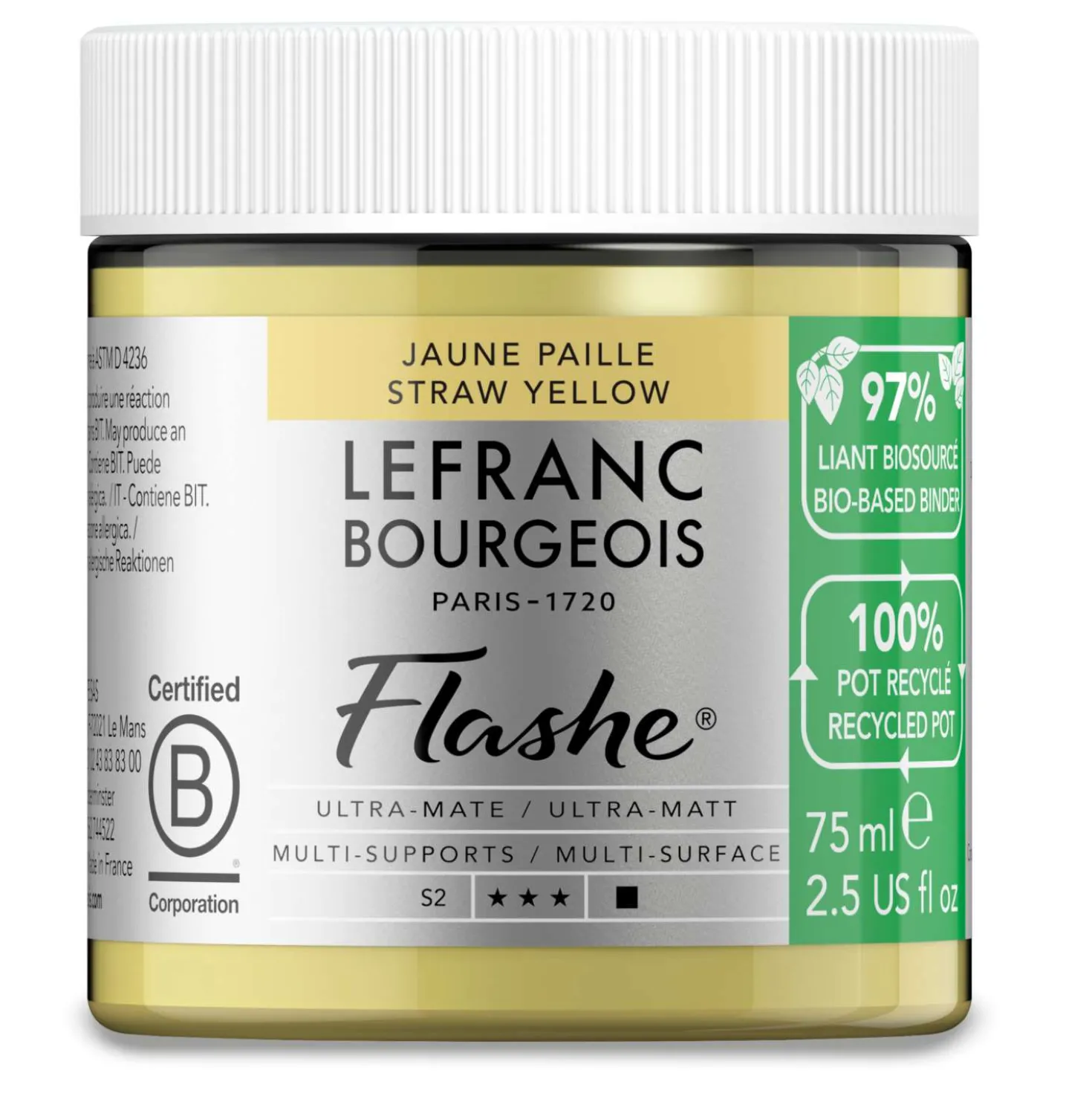 LEFRANC & BOURGEOIS Flashe® BIO-BASED Vinylfarbe