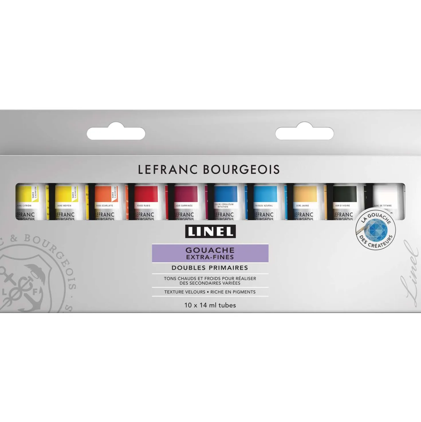 LEFRANC & BOURGEOIS LINEL Gouache extra-fine, Primärfarben-Sets