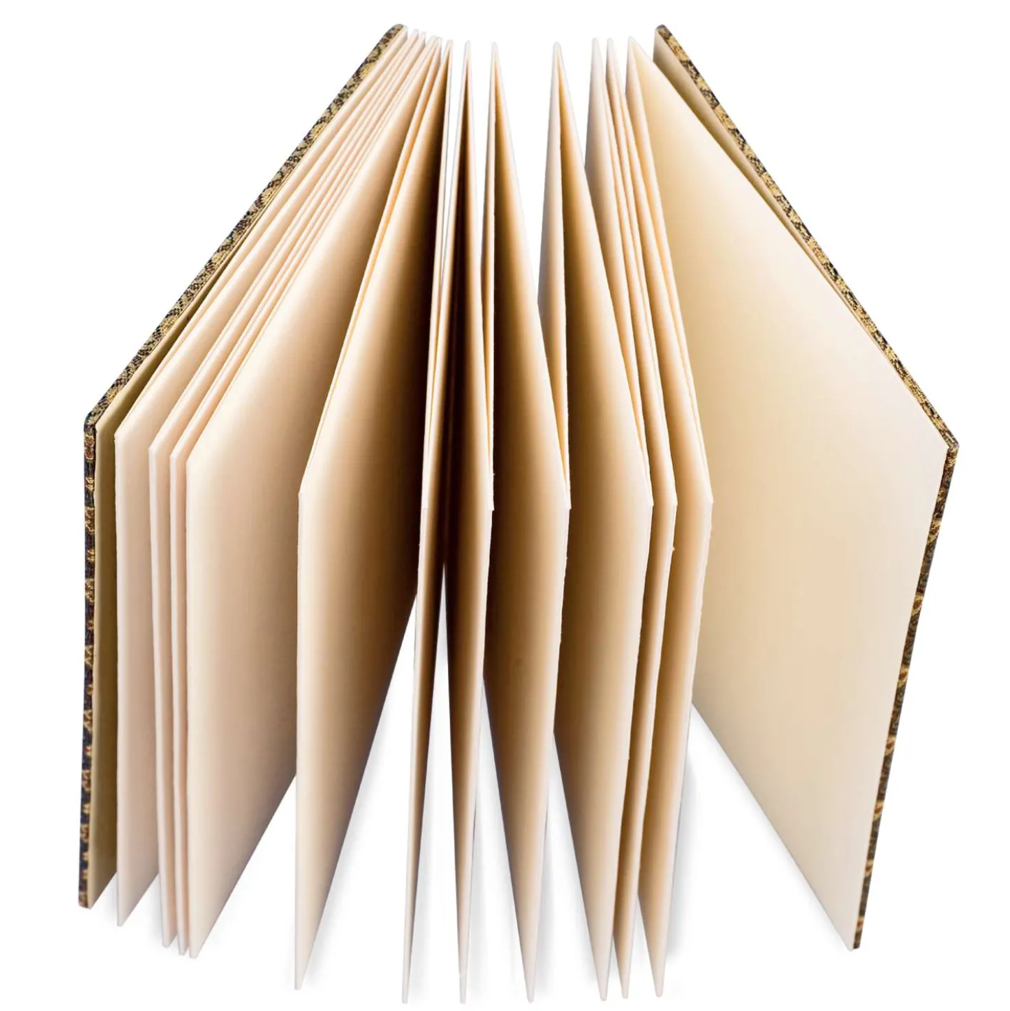 Leporello-Skizzenbuch mit 44 Seiten, Chinesischer Büttenkarton