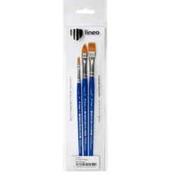 lineo Allroundpinsel-Set Serie 573 + 574, Synthetik