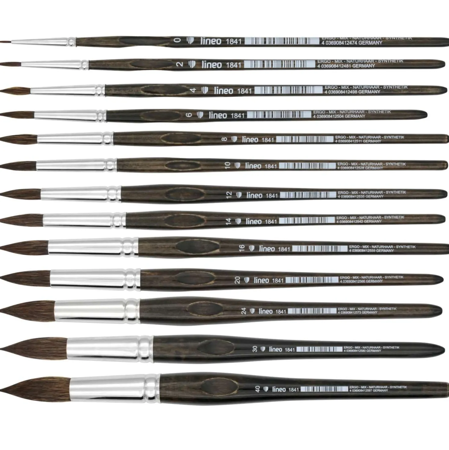 lineo ERGO Aquarellpinsel Serie 1841, rund