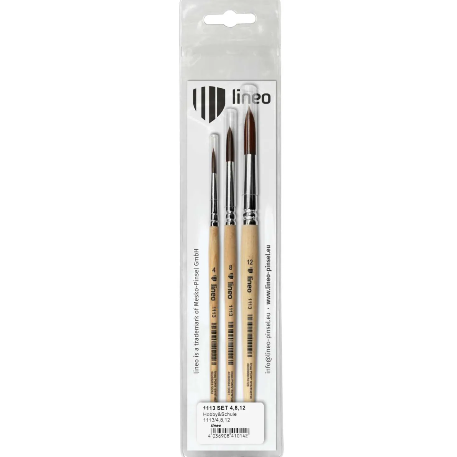 lineo Pinselset Serie 1113, Synthetik