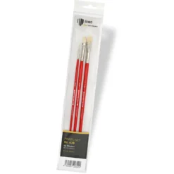 lineo PROFESSIONAL Öl-Acrylmalpinsel, 3er-Set