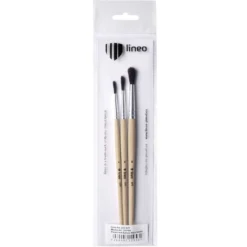 lineo Schulmalpinsel-Set Serie 570, Feinhaar-Mix