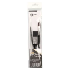 lineo Spontan Realismus Pinsel 3er-Set, Black Edition Martin Thomas, Serie 636