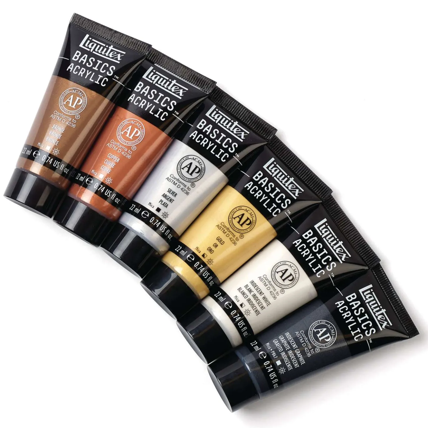 Liquitex® BASICS™ Acrylfarben themenbasierte Sets, 6 x 22 ml