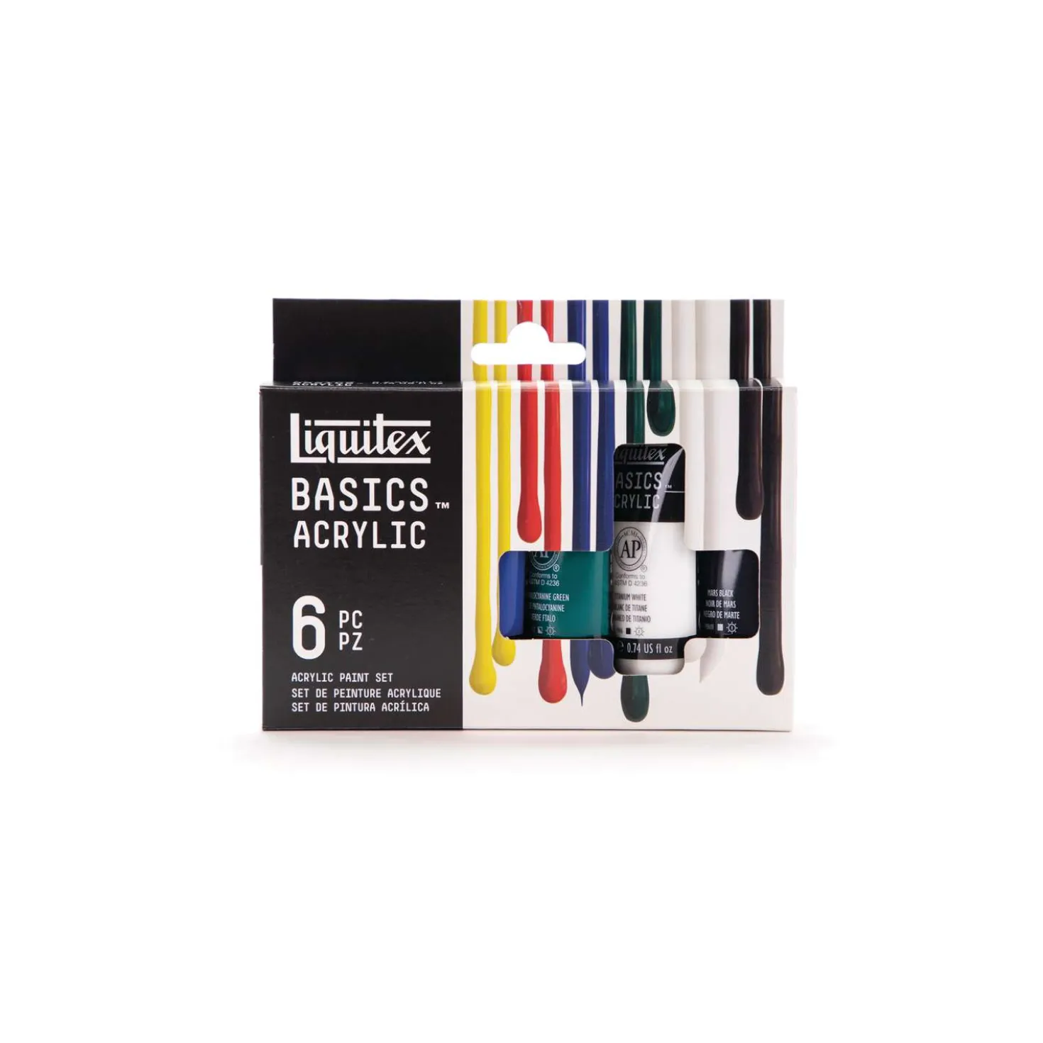 Liquitex® BASICS™ Acrylfarben themenbasierte Sets, 6 x 22 ml