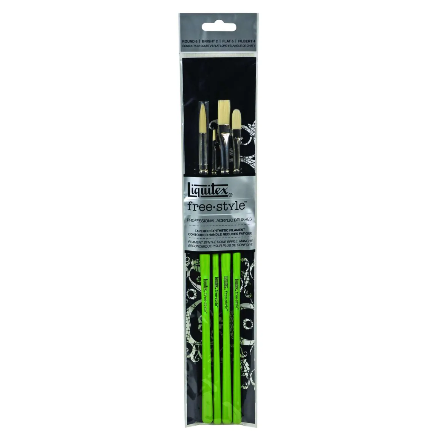 Liquitex® free-style™ Acrylmalpinsel 4er-Set