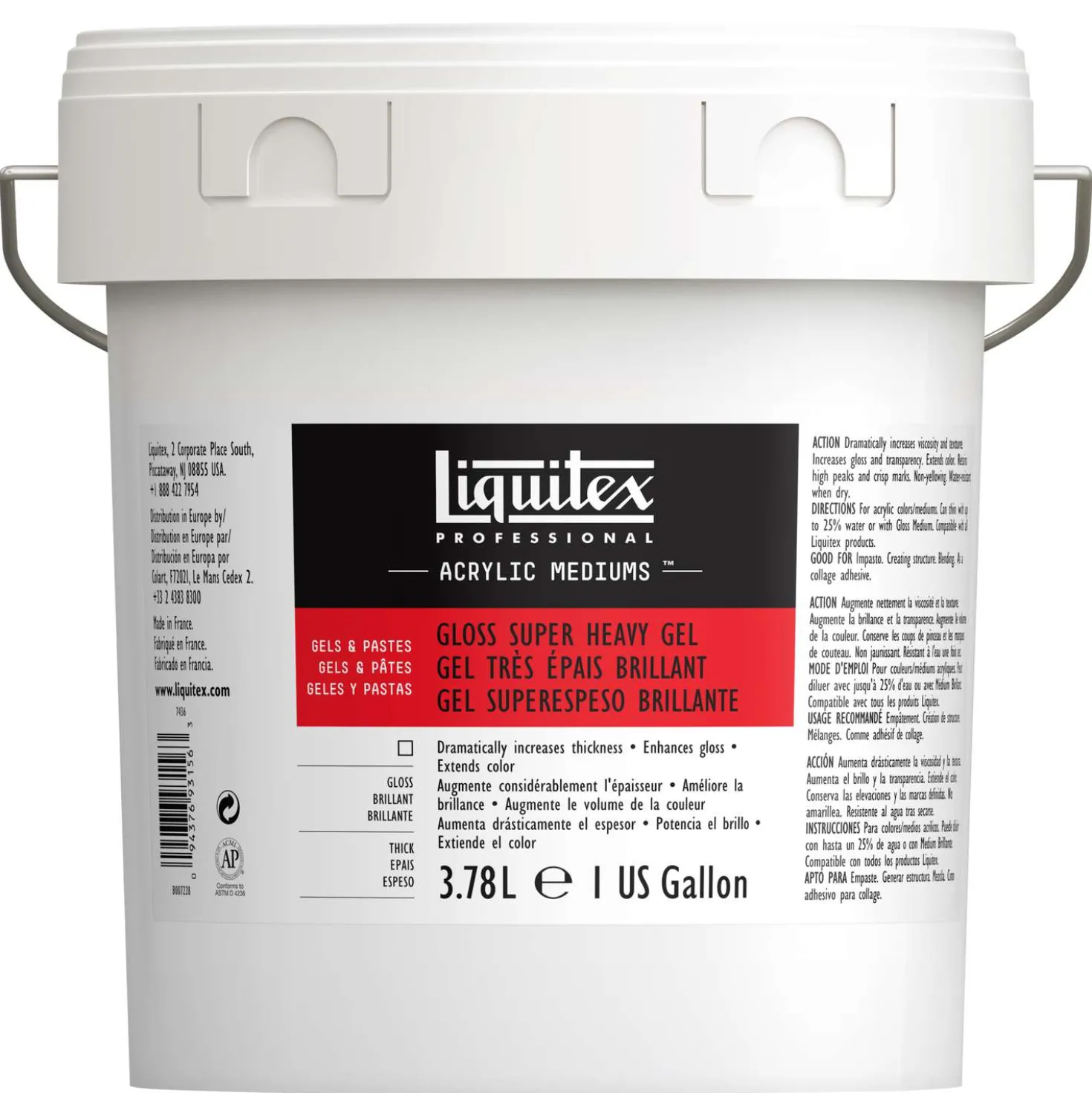 LIQUITEX® Gloss Super Heavy Gel Malgel