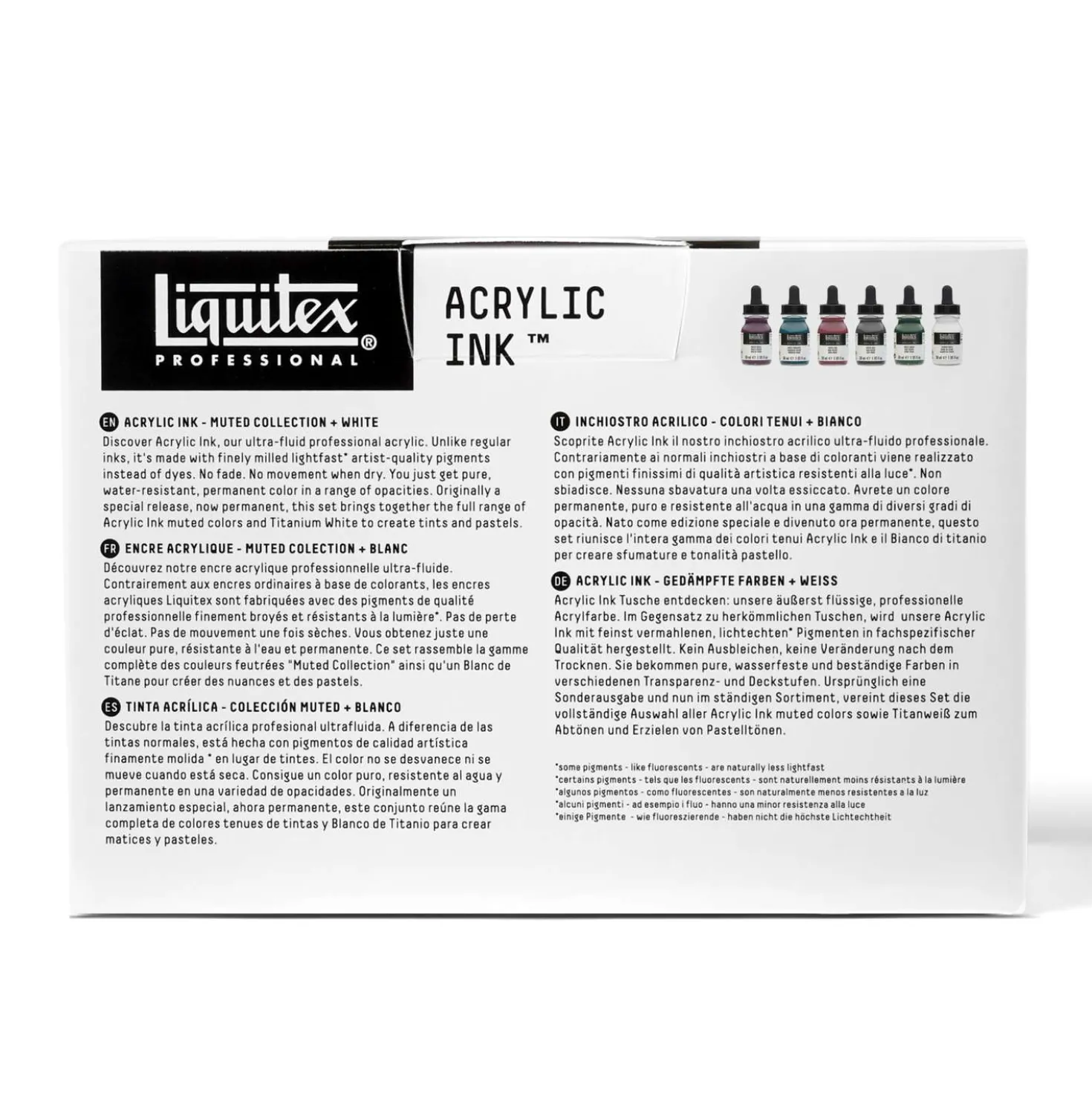 Liquitex® Ink Colour-Sets, 6 x 30 ml