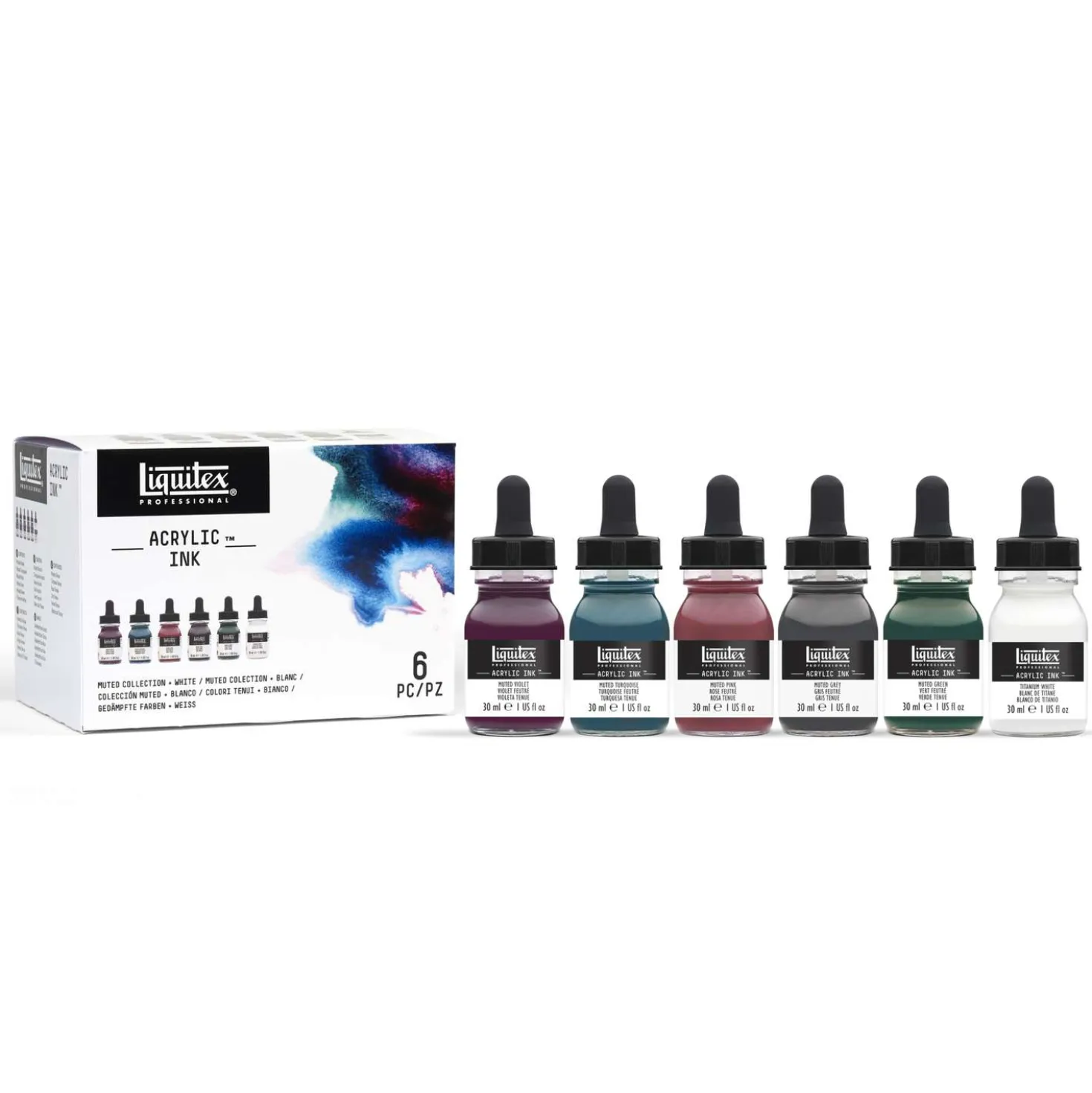 Liquitex® Ink Colour-Sets, 6 x 30 ml