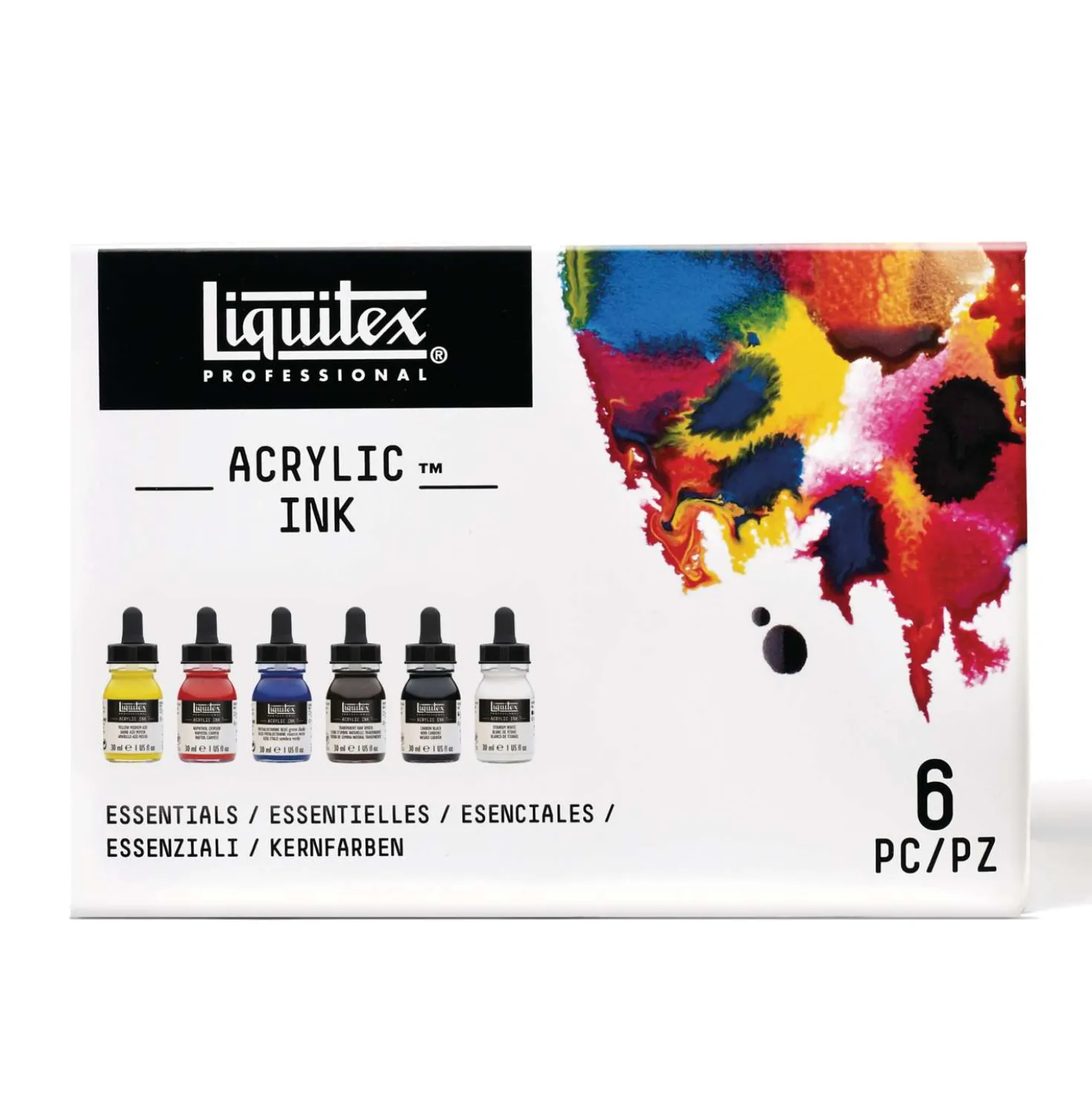 Liquitex® Ink Colour-Sets, 6 x 30 ml