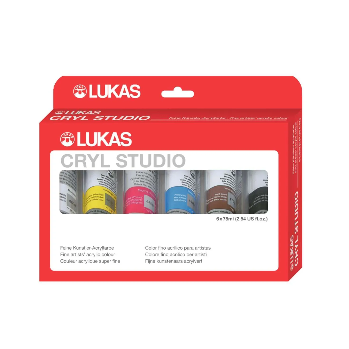 LUKAS CRYL STUDIO Feine Künstler-Acrylfarbe Starterset