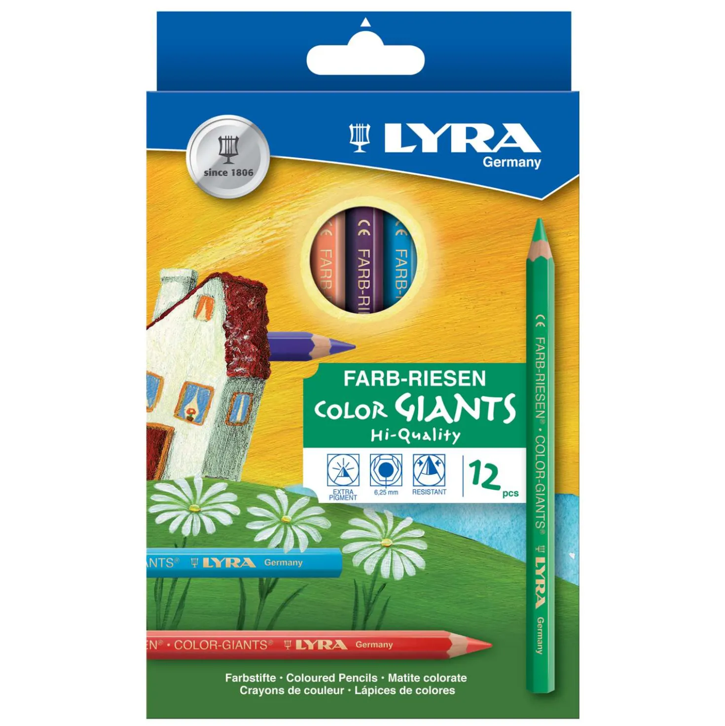 LYRA Farb-Riesen® Dickkern-Farbstifte