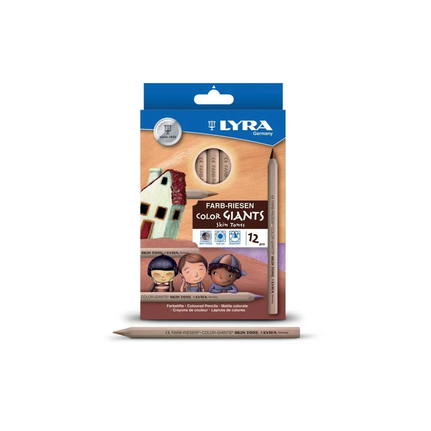 LYRA FARB-RIESEN Skin Tones, Farbstifte-Set