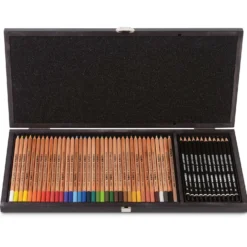 LYRA REMBRANDT® „Polycolor und Art Design“ Holzkoffer, 49er-Set