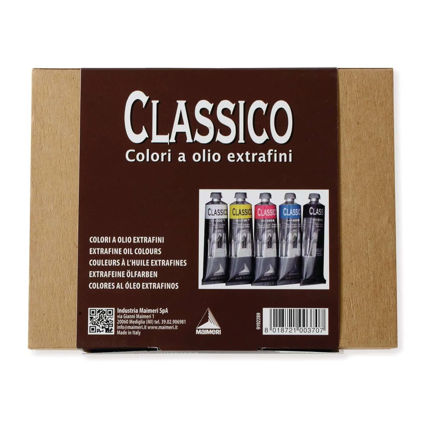 MAIMERI CLASSICO Extrafeine Ölfarben, Primärfarben-Sets