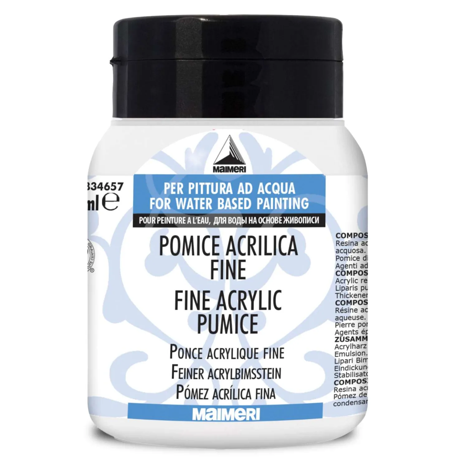 MAIMERI feine Acryl-Bimssteinpast, 500 ml