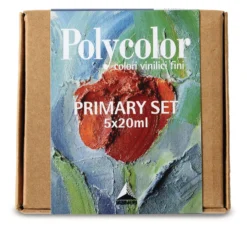 MAIMERI Polycolor Acrylfarben Primärfarben-Set