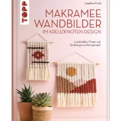 Makramee Wandbilder im Kreuzknoten-Design