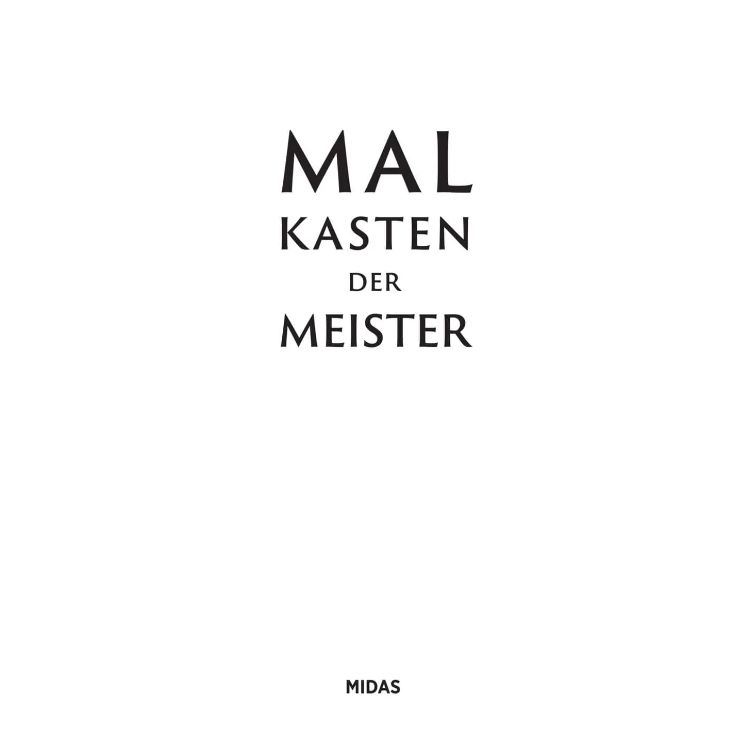 Malkasten der Meister