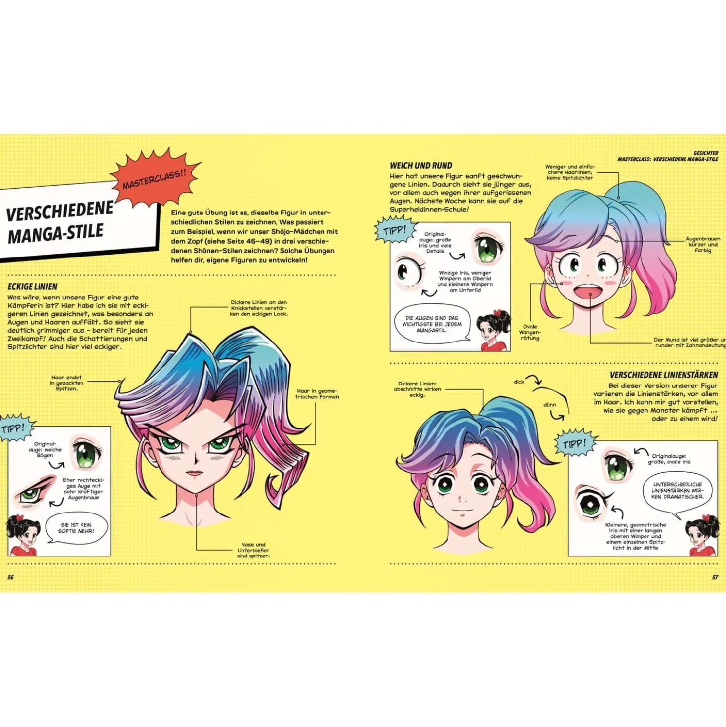 Manga Masterclass: Step by step zum Zeichenprofi: Manga zeichnen für Anfänger*innen mit Manga-Expertin Mei Yu in 50 anschaulichen Lektionen