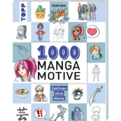 1000 Manga Motive zeichnen