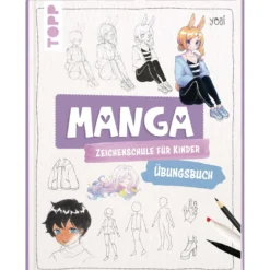 Manga Zeichenschule für Kinder - Übungsbuch