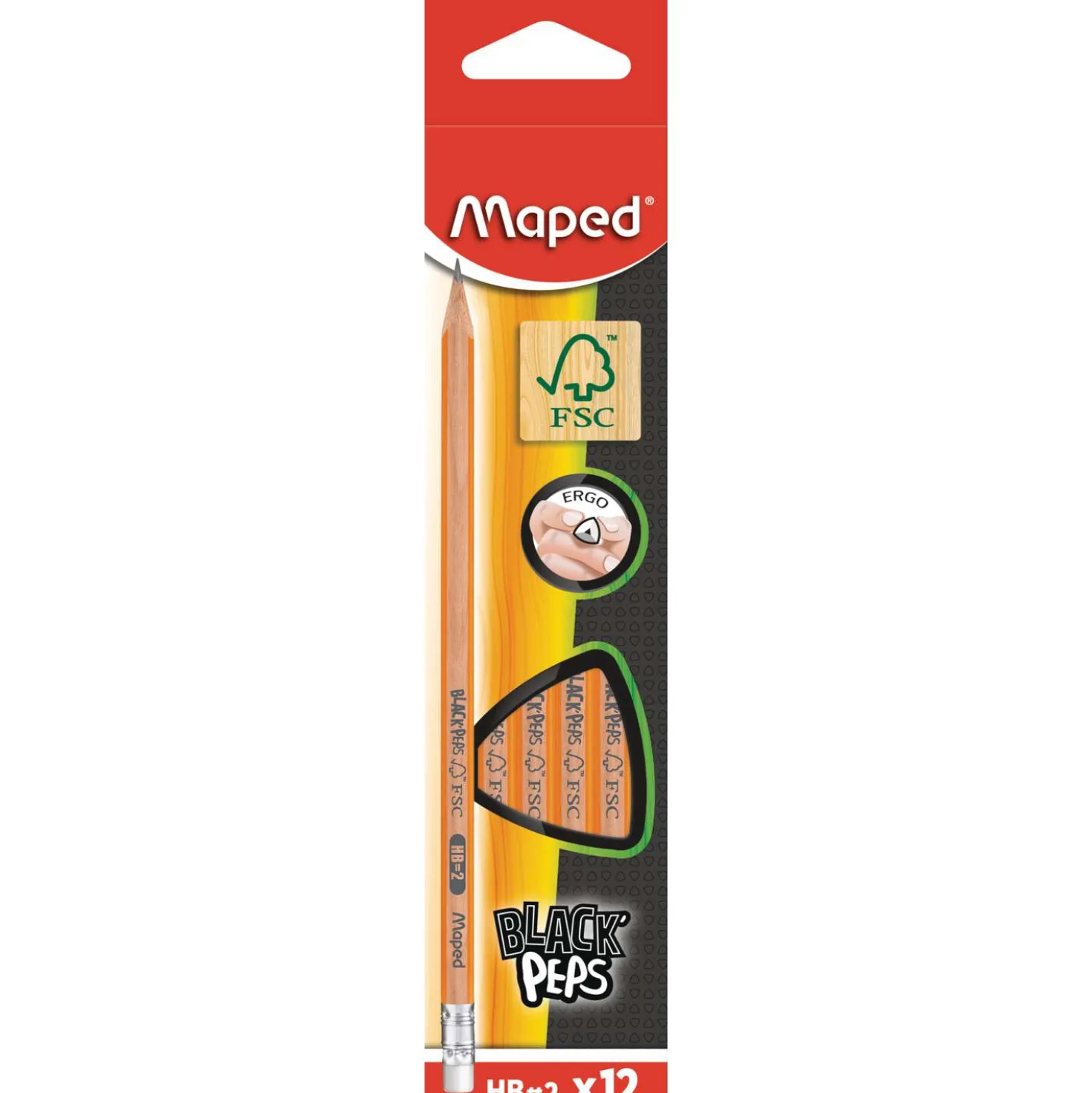 Maped® Bleistift-Set Black Peps