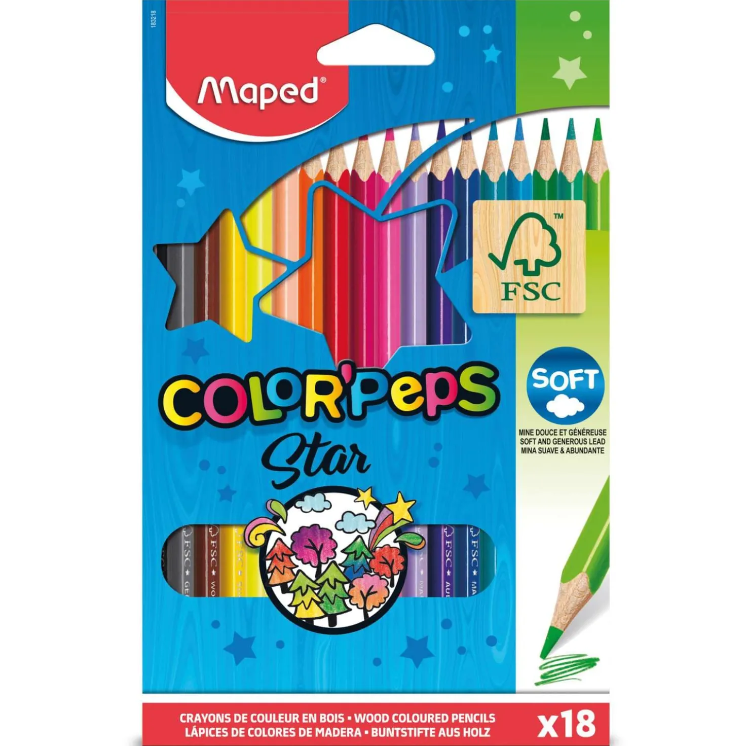 Maped® COLOR'PEPS Star Farbstifte-Sets