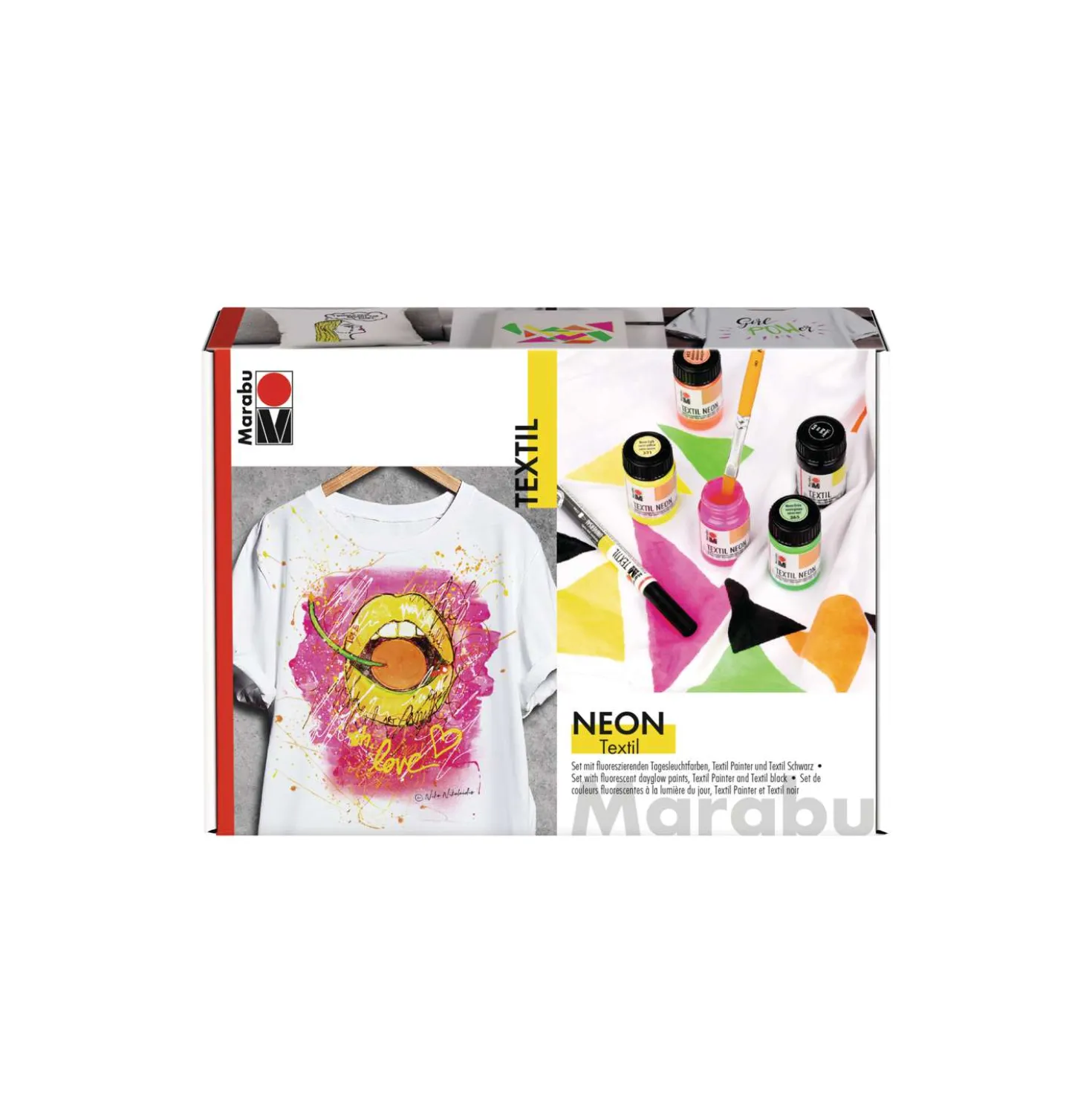 MARABU Textil Neon Set