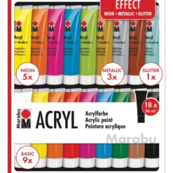 MARABU Acrylfarben Set EFFECT