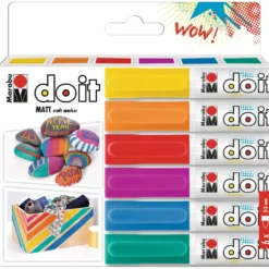 Marabu do it MATT Craft Marker, 6er-Set