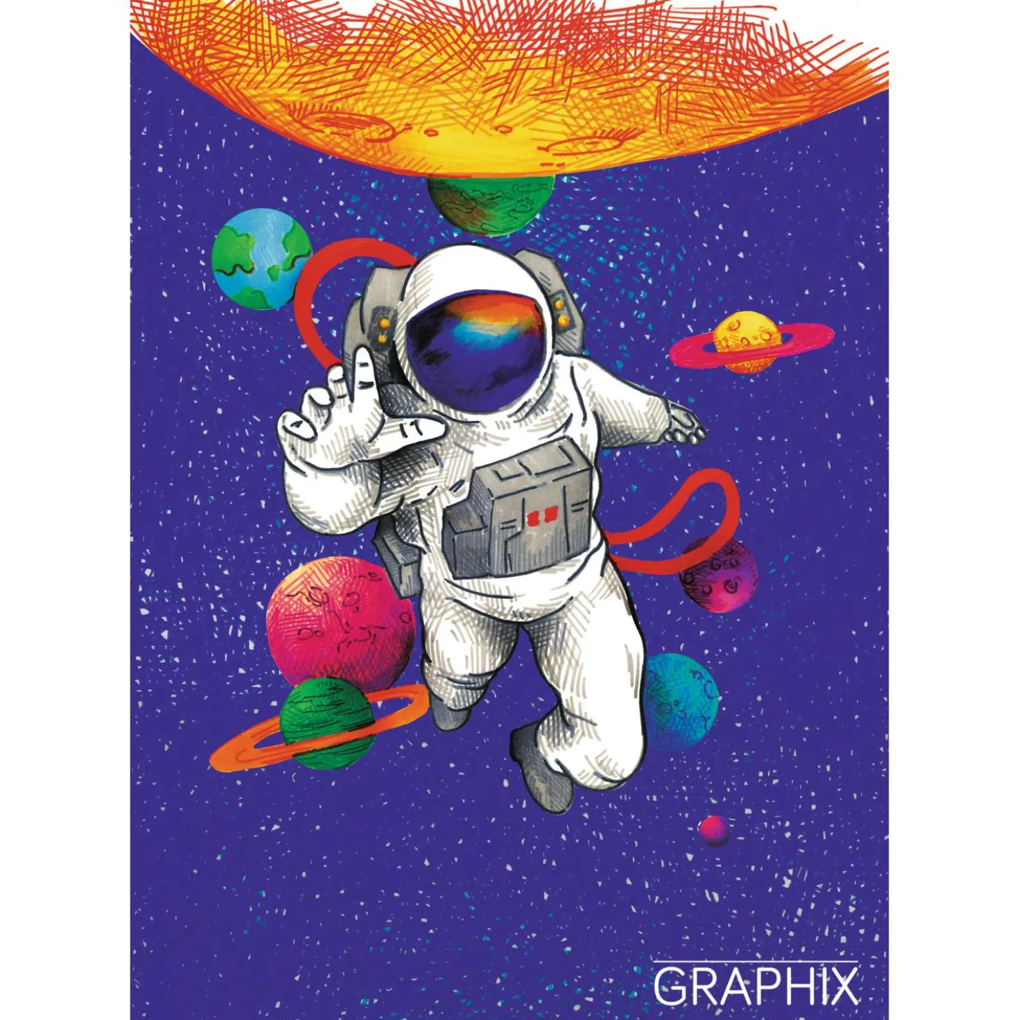 MARABU GRAPHIX Permanent Marker-Set Hero of Galaxy