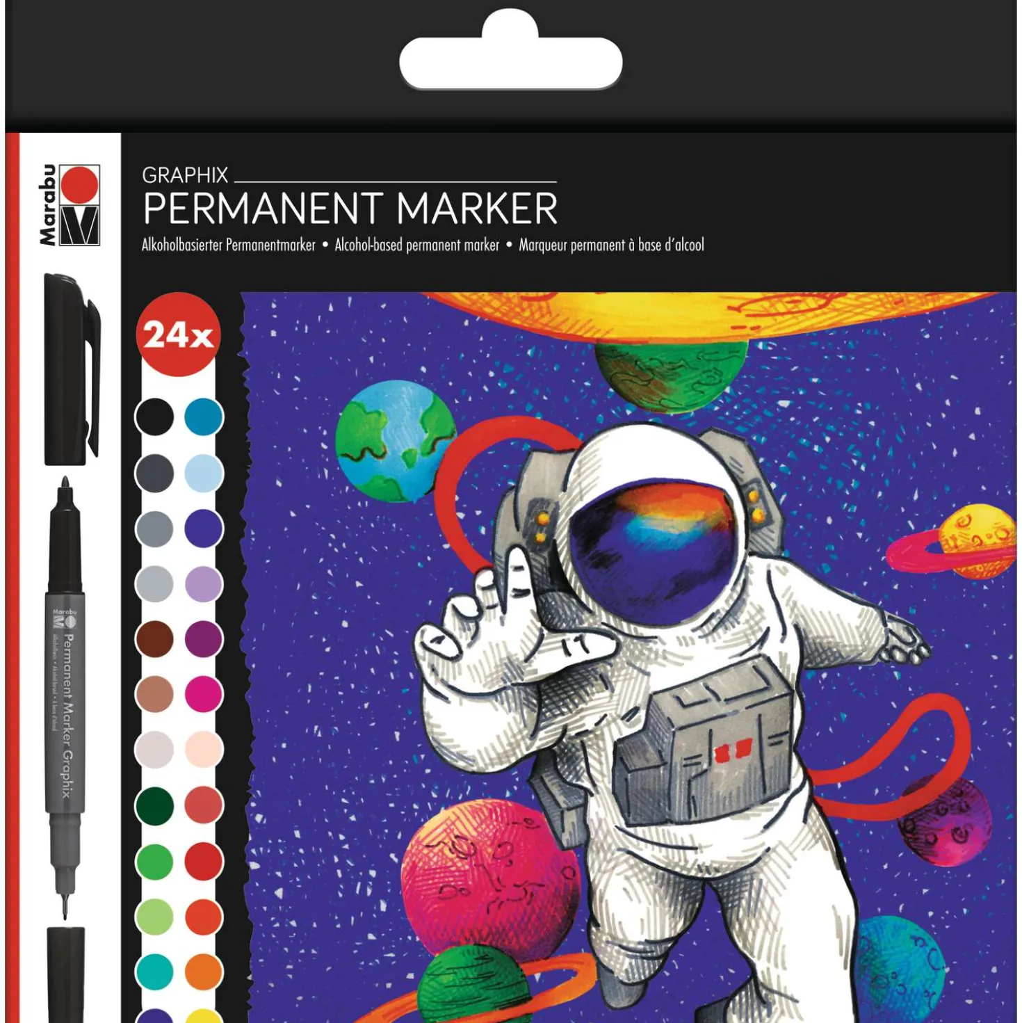MARABU GRAPHIX Permanent Marker-Set Hero of Galaxy