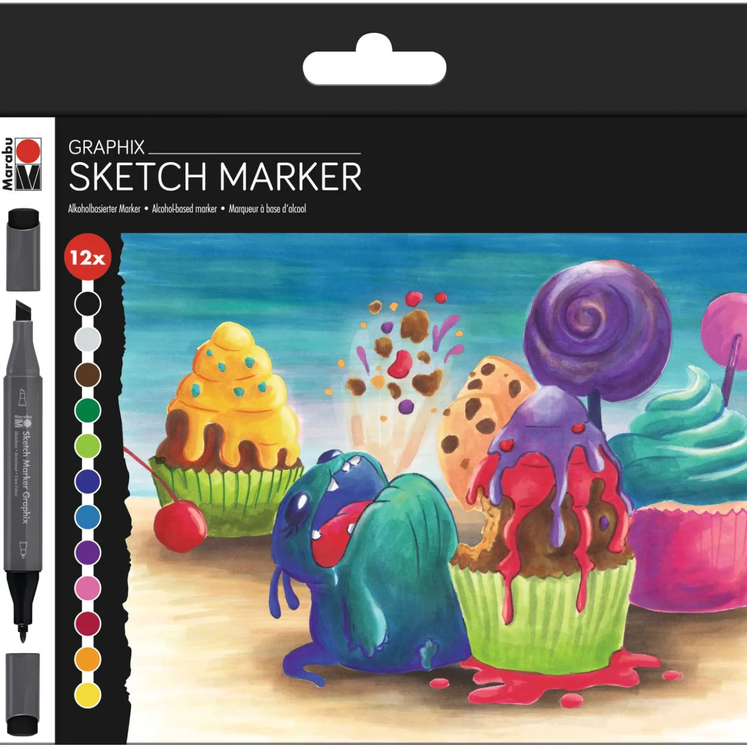 MARABU GRAPHIX Sketch Marker-Set Sugarholic