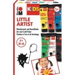 MARABU KiDS LITTLE ARTIST Künstlermal- und Bastelfarbe-Sets