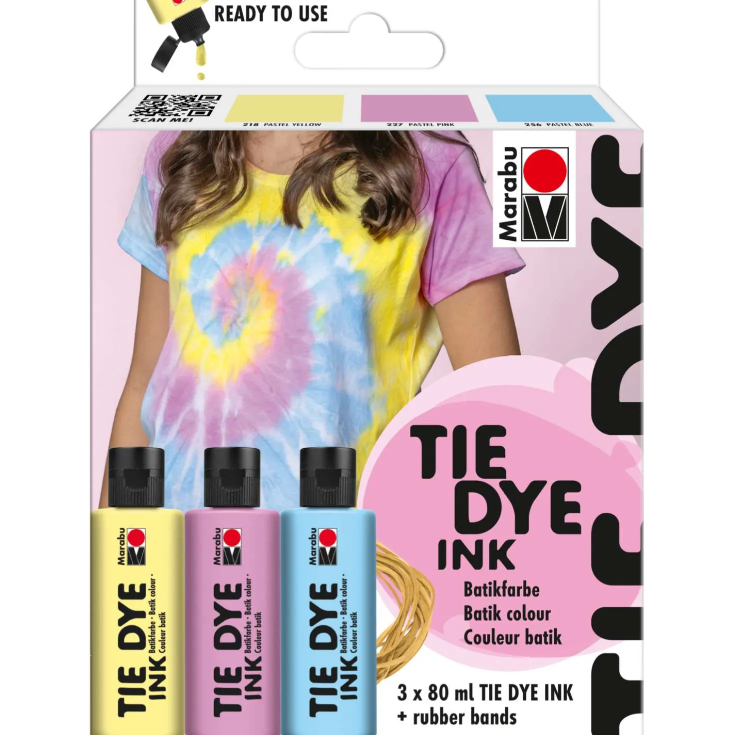 Marabu TIE DYE INK Batikfarbe, Sets