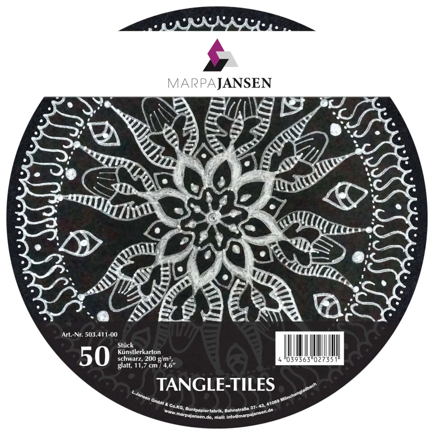 MARPA JANSEN Tangle-Tiles, rund
