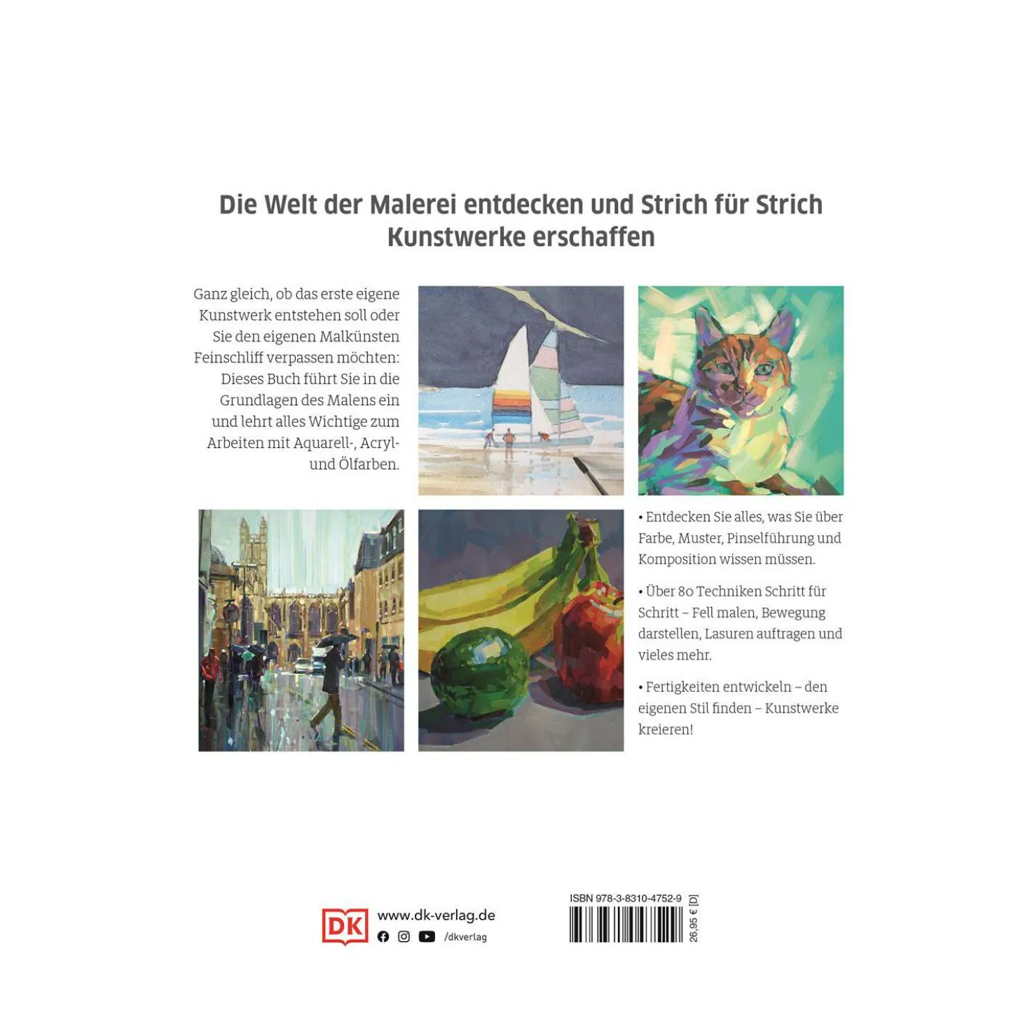 Meisterschule Malen - Mit Aquarell-, Acryl- & Ölfarben den eigenen Stil finden