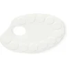 Metallpalette oval