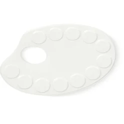 Metallpalette oval
