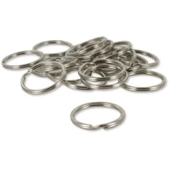 Metall-Schlüsselringe, 20 Stück