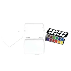 MIJELLO MISSION Gold Aquarellkasten mit 1/2 Näpfchen