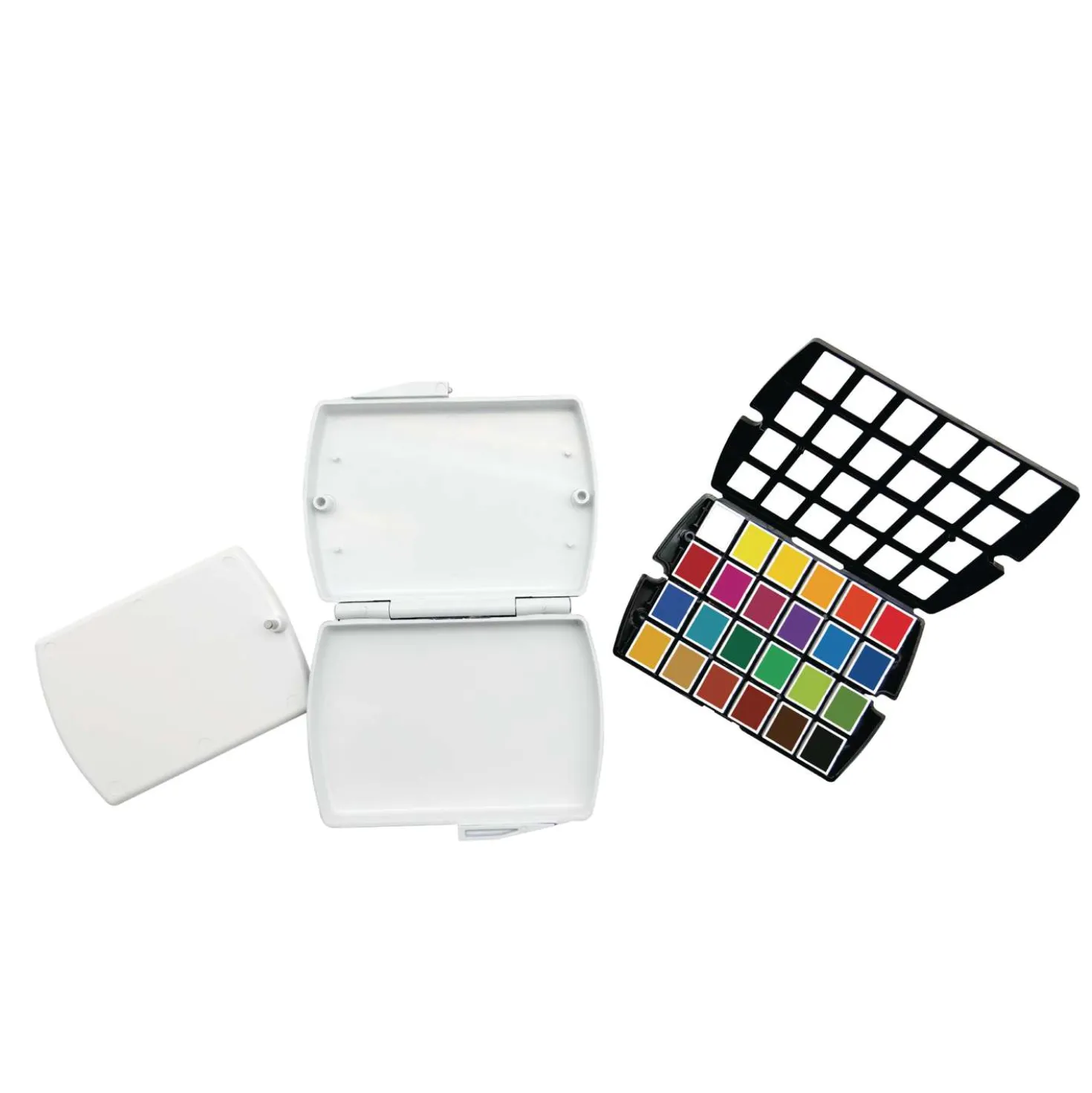 MIJELLO MISSION Gold Aquarellkasten mit 1/2 Näpfchen