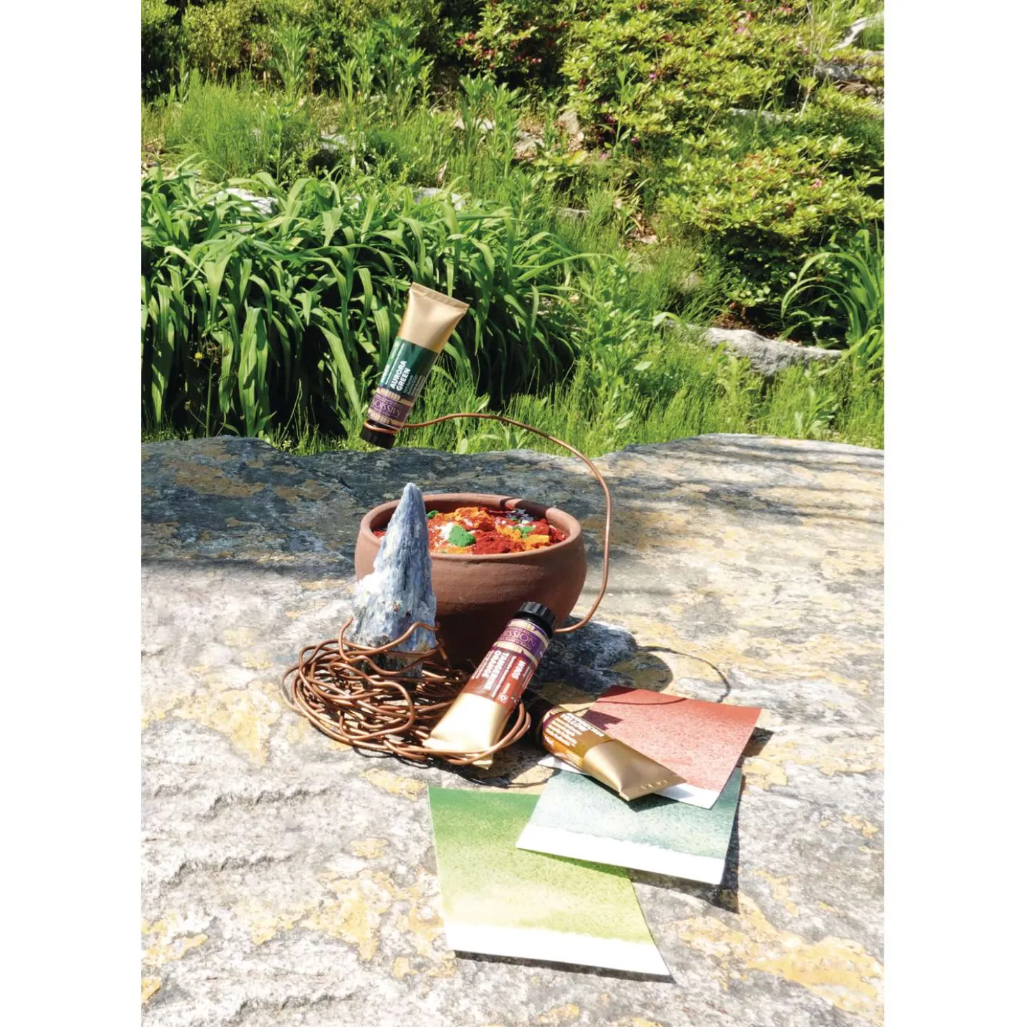MIJELLO MISSION Gold granulierende Aquarellfarbe, einzeln
