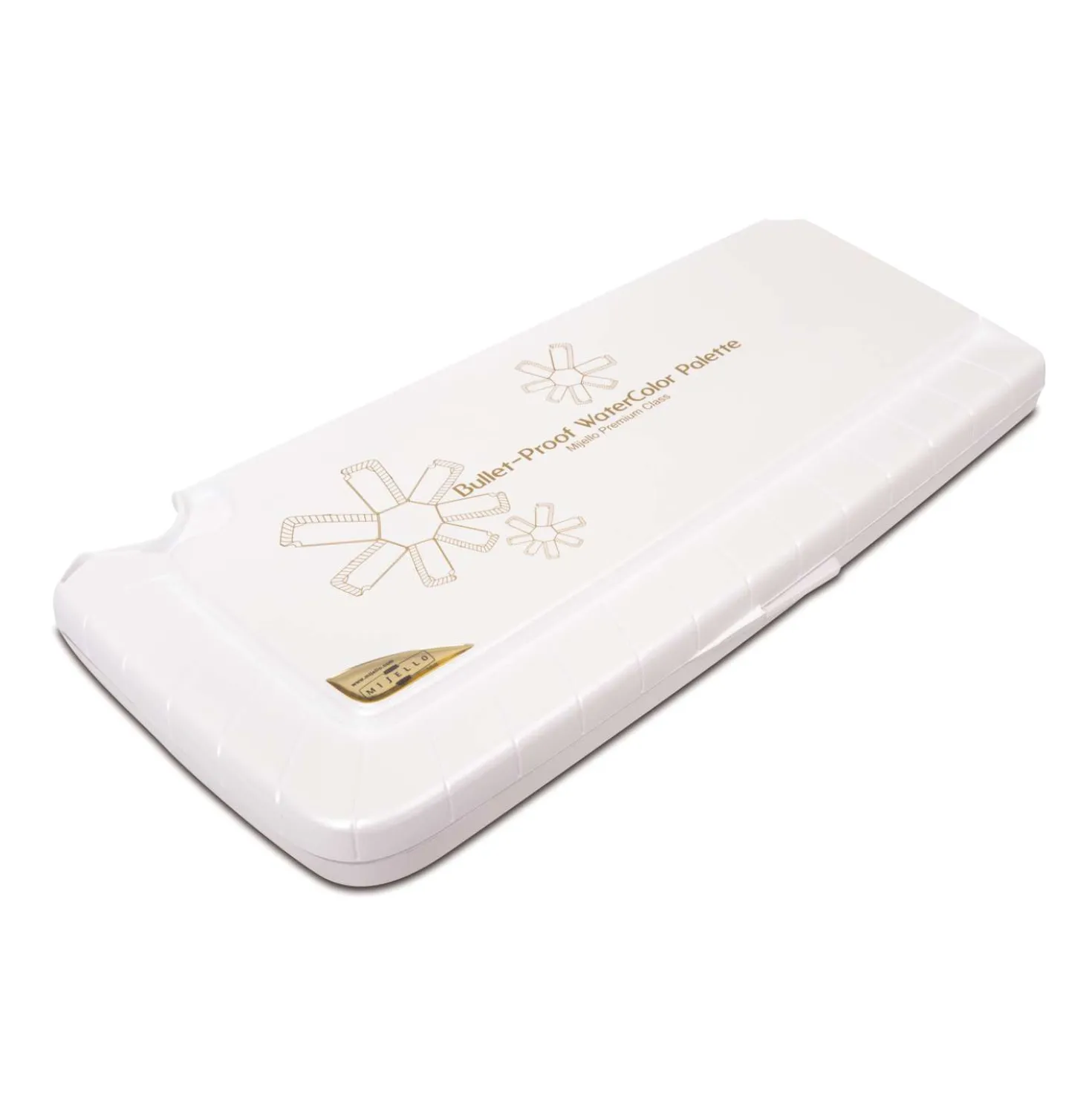 MIJELLO Palettenkasten Bullet-Proof Glass Aquarell Palette